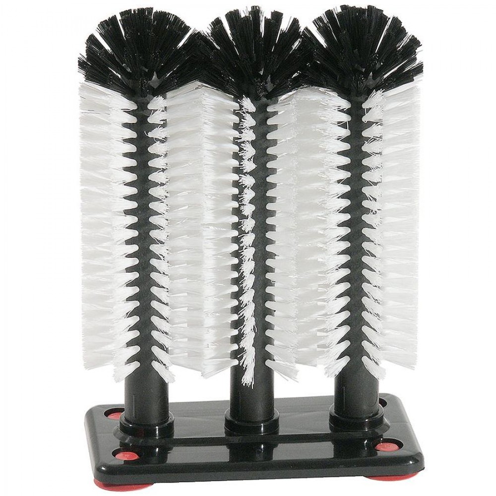 Pohármosó kefe 24 -24 -24 cm négy darab gumitalppal