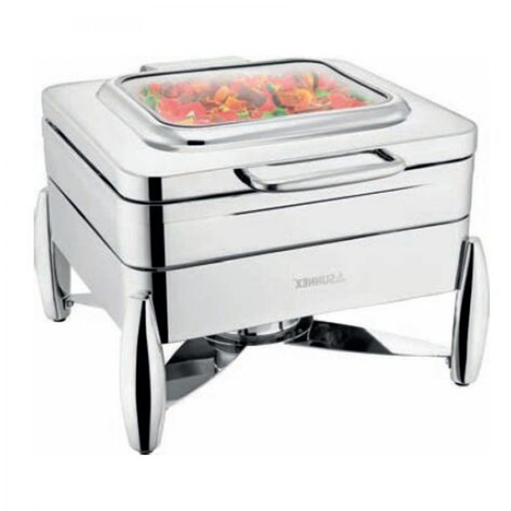 Pasztás chafing GN 2/3, betekintő ablakkal