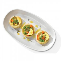 Cortina oválistál, törhetetlen polikarbonátból, 14 x 8,5 cm