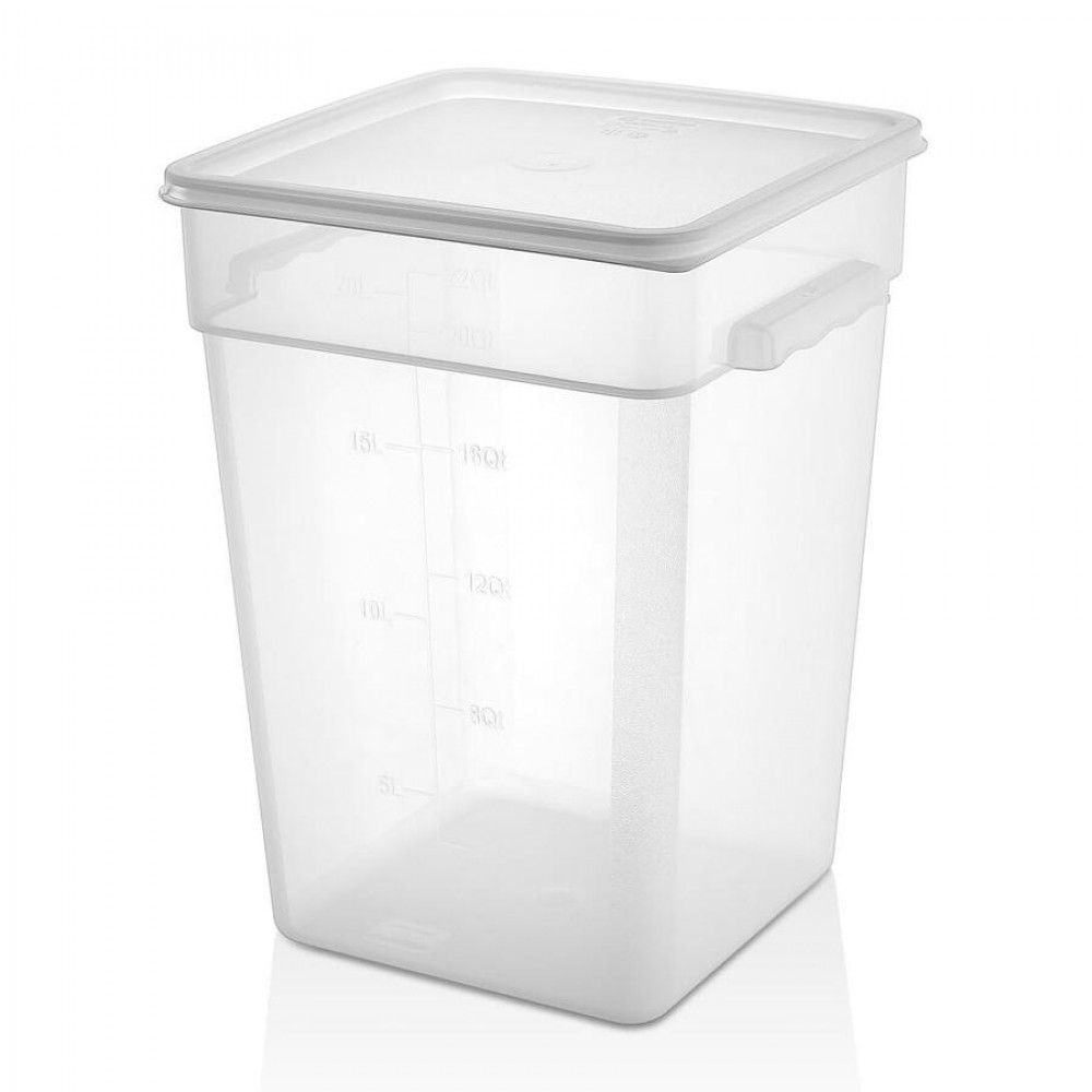 Cortina tároló, szállítódoboz fedővel 20,8 L