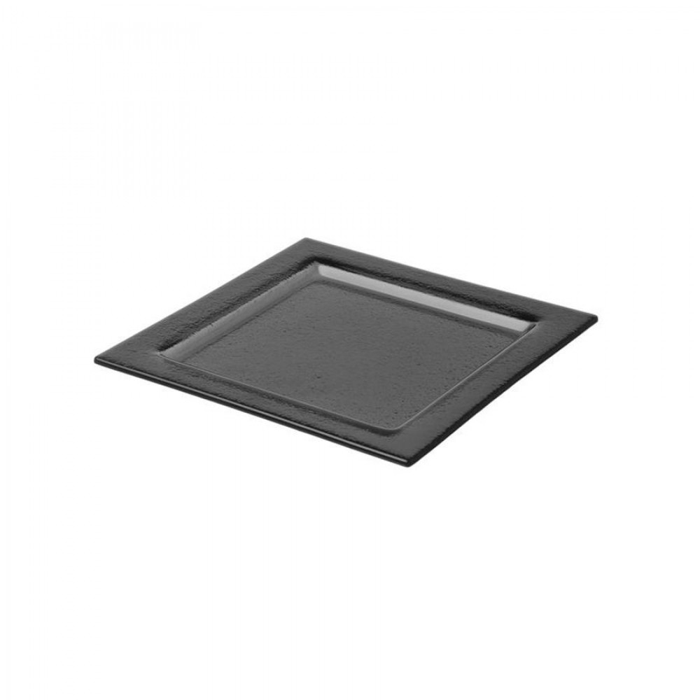 Vetro fekete üvegtálca - 300 x 300 mm