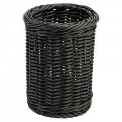 Evőeszköz kosár 15 x 12 cm fekete * mosható *