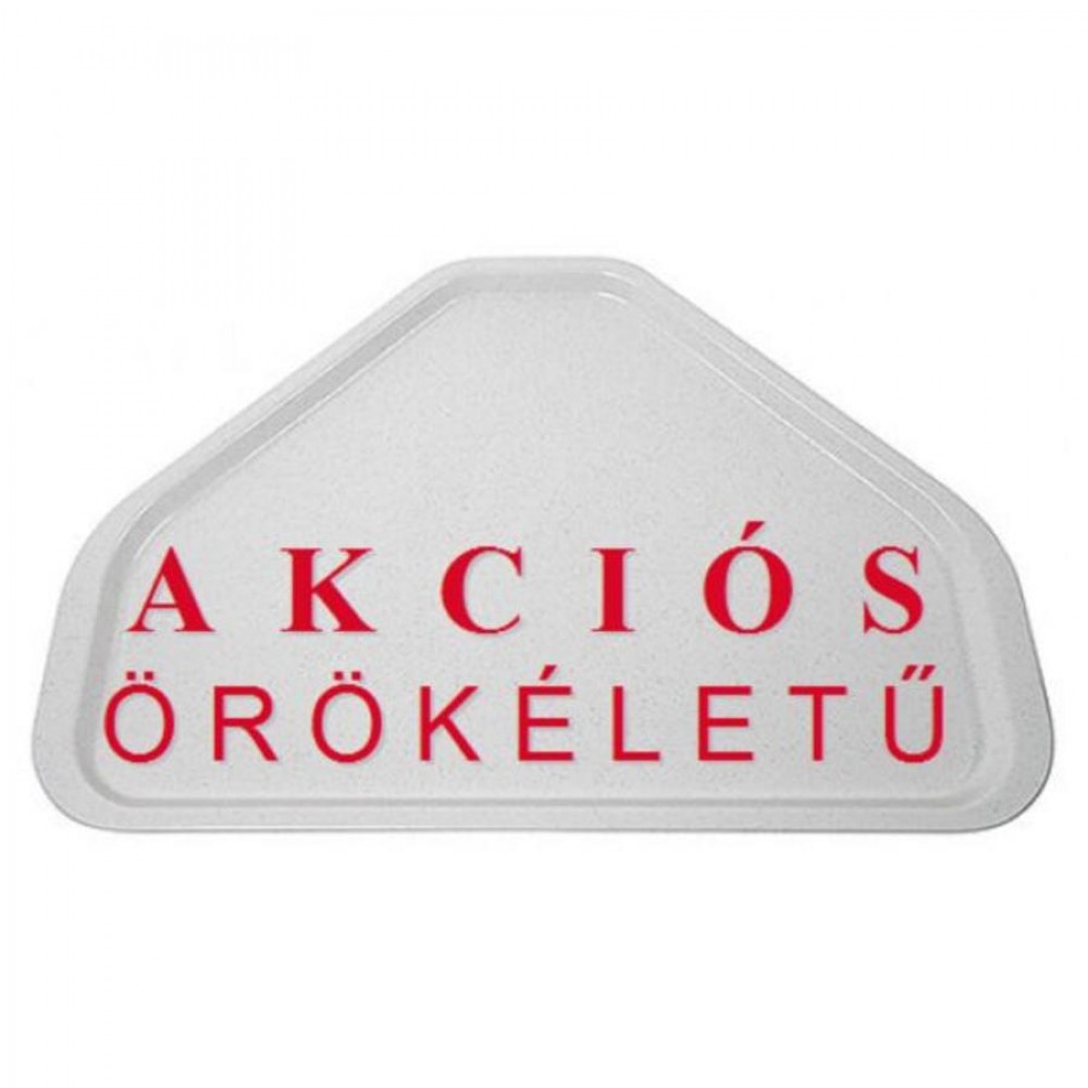 GF önkiszolgáló trapéz tálca üvegszál erősítőssel 48 x 34 cm * szürke *