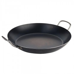 De Buyer serpenyő kovácsolt kékacélból 34 cm