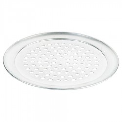 Perforált pizzaforma alumíniumból 25,5 cm