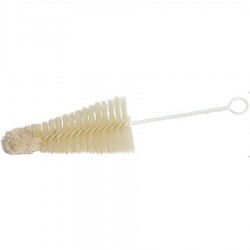 Pezsgős pohár tisztító kefe, hossza 28 cm, a fej hossza 7 cm