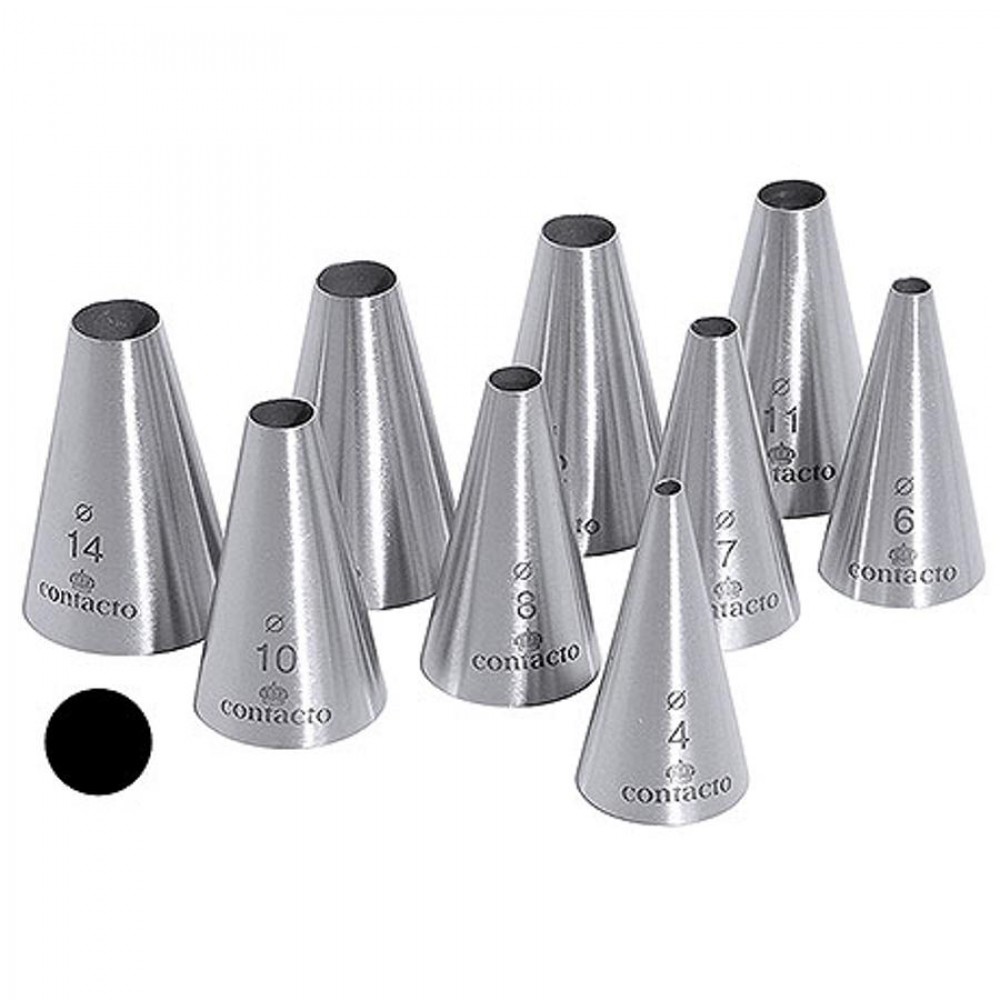 Csővég készlet sima 9 darabos