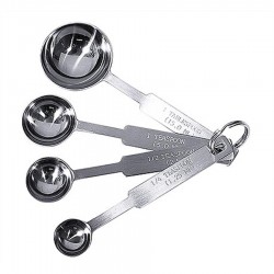 Cukrász MÉRŐ kanál 4 darabos szett 