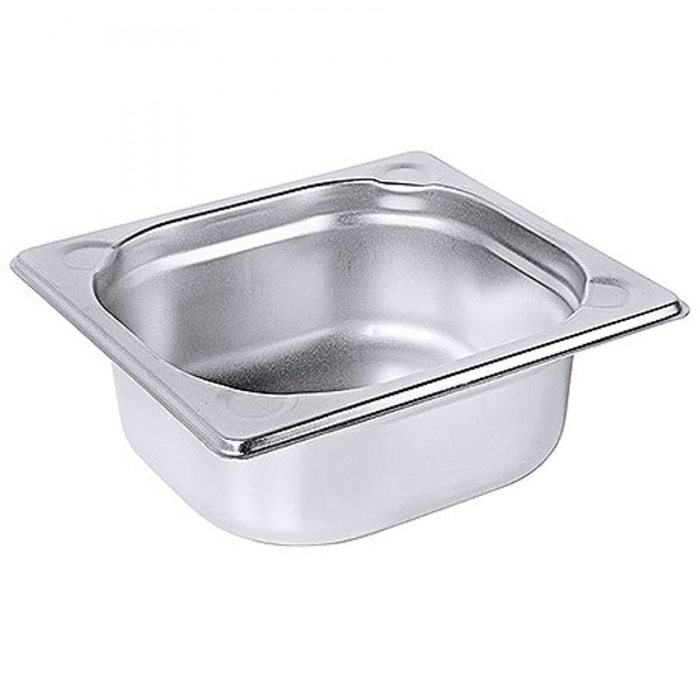 GN 1/6-os edény 65 mm mély, 1 L, 176 x 162 x 65 mm