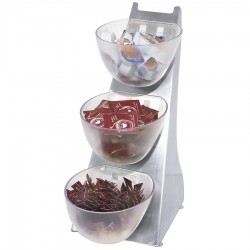 Három emeletes kínálóállvány 40 cm