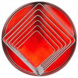 Sütikiszúró 615-ös széria, 6 darabos négyzetformák