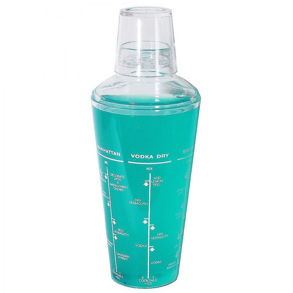 Koktél shaker akrilból - 0,75 L