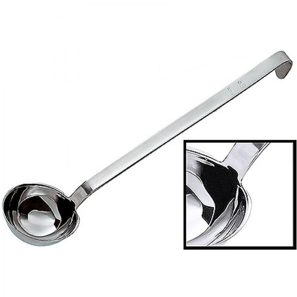 Merőkanál 0,3 L - 80-as széria - nyelén mérték jellel