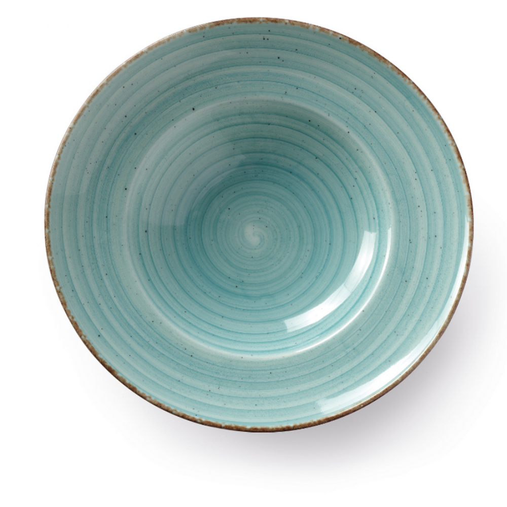 Türkiz pasta tányér 26 cm