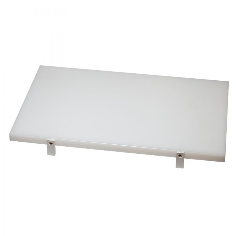 Vágólap * fehér * 50 x 30 x 1,5 cm * ütköző fülekkel