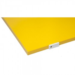 Vágólap * sárga * 40 x 30 x 1,5 cm * ütköző fülekkel