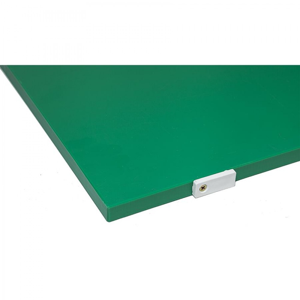 Vágólap * zöld * 40 x 30 x 1,5 cm * ütköző fülekkel