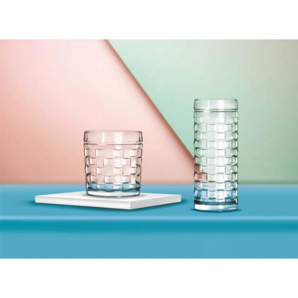 Ratan dekor long drink pohár 265 ml