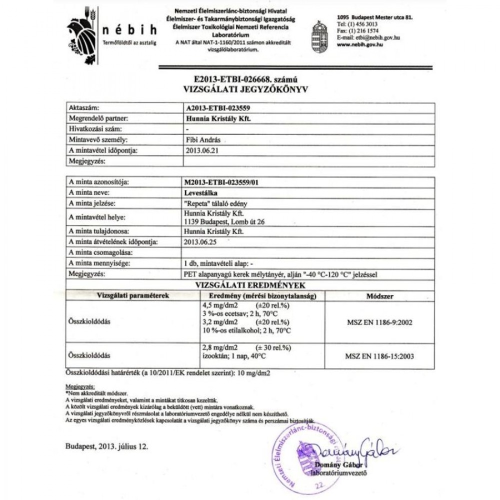 4. Repeta® törhetetlen salátás tálka átmérője 14 cm