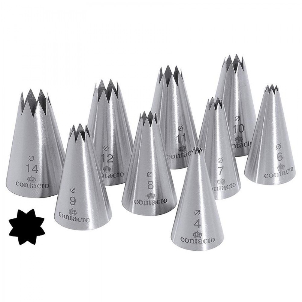 Csillag csővég készlet 9 darabos