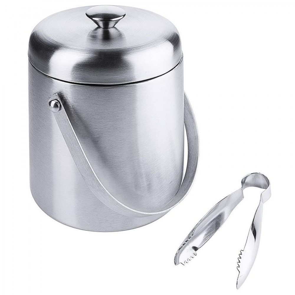 Duplafalu jégvödör, csipesszel 2 L