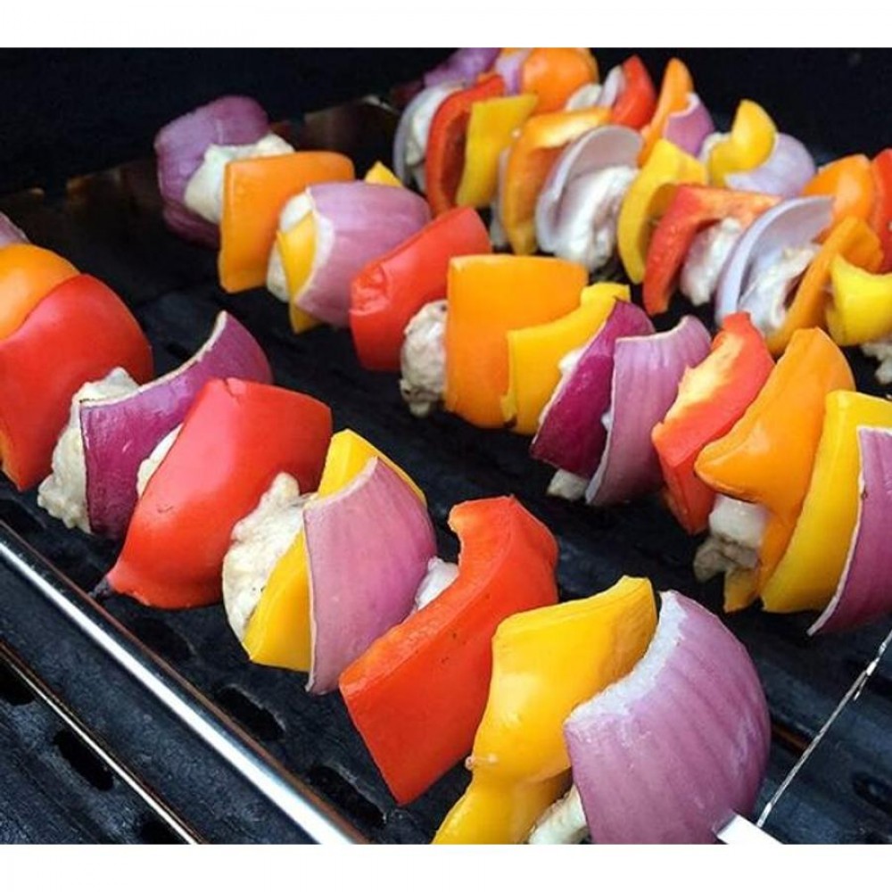 Sasliknyárs lapos, 24,5 cm 12 darabos szett