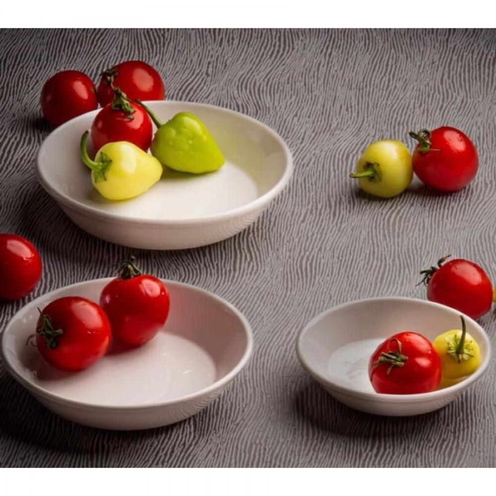 Smooth vegan tál 13 cm, fehér