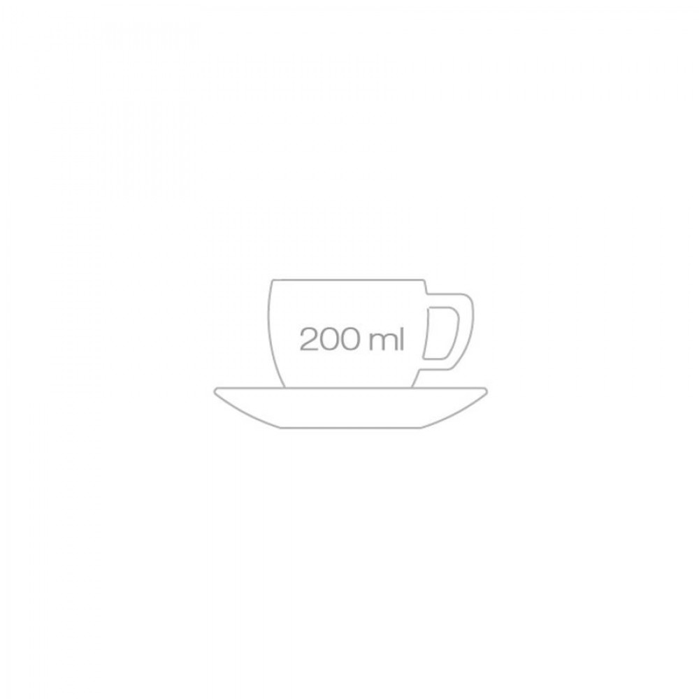 6 db CREMA Cappuccinos csésze, tányérkával