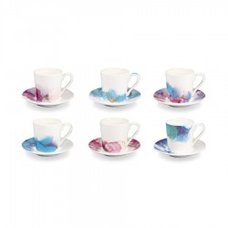 myCOFFEE eszp.csésze tányér.,6db,Ametyst