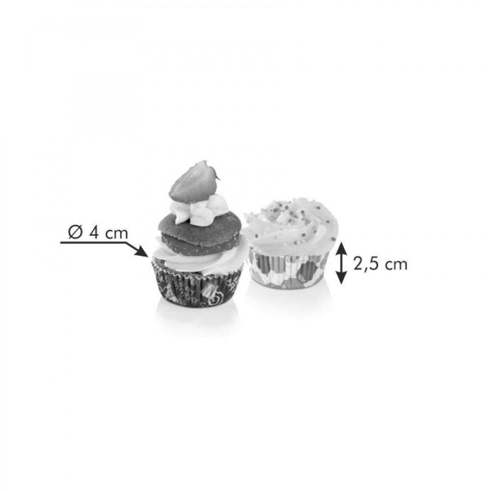 DELÍCIA Muffinpapír p. o4 cm,100db,party