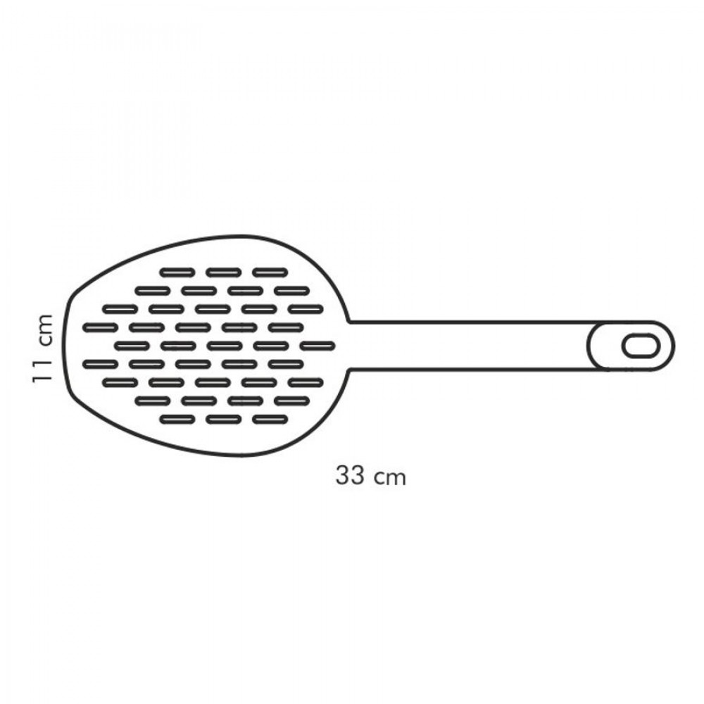 SPACE TONE szitás kanál, sárga