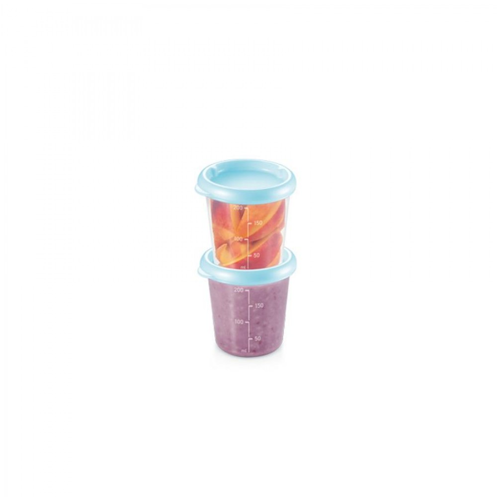 PAPU PAPI ételt.doboz, 200 ml, 2 db, kék