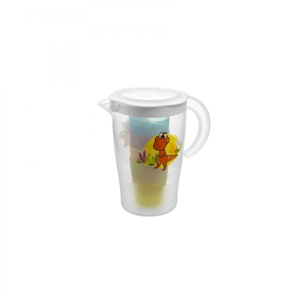 DINO kancsó 4 pohárral 1.7 l