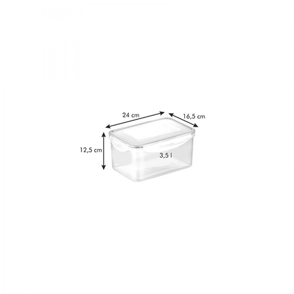 FRESHBOX ételtároló doboz 3,5 l, mély