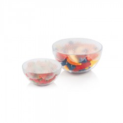4FOOD Rugalmas szilikon fedők, 17 és 23 cm, 2db