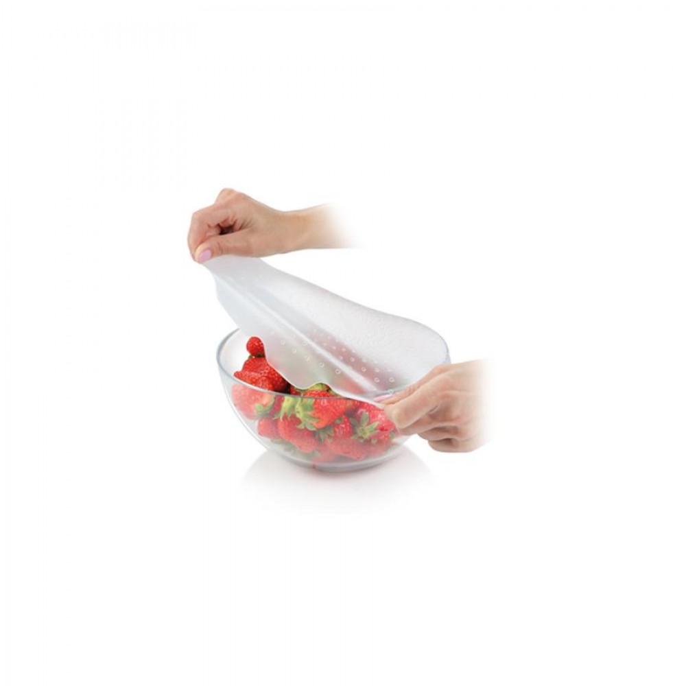 4FOOD Rugalmas szilikon fedők, 17 és 23 cm, 2db