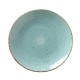 Türkiz lapostányér 27 cm