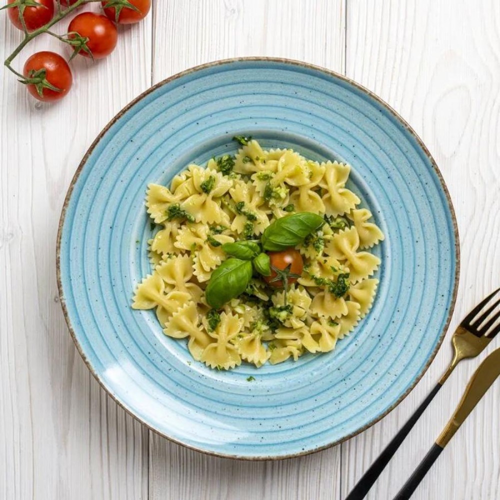 Türkiz pasta tányér 26 cm