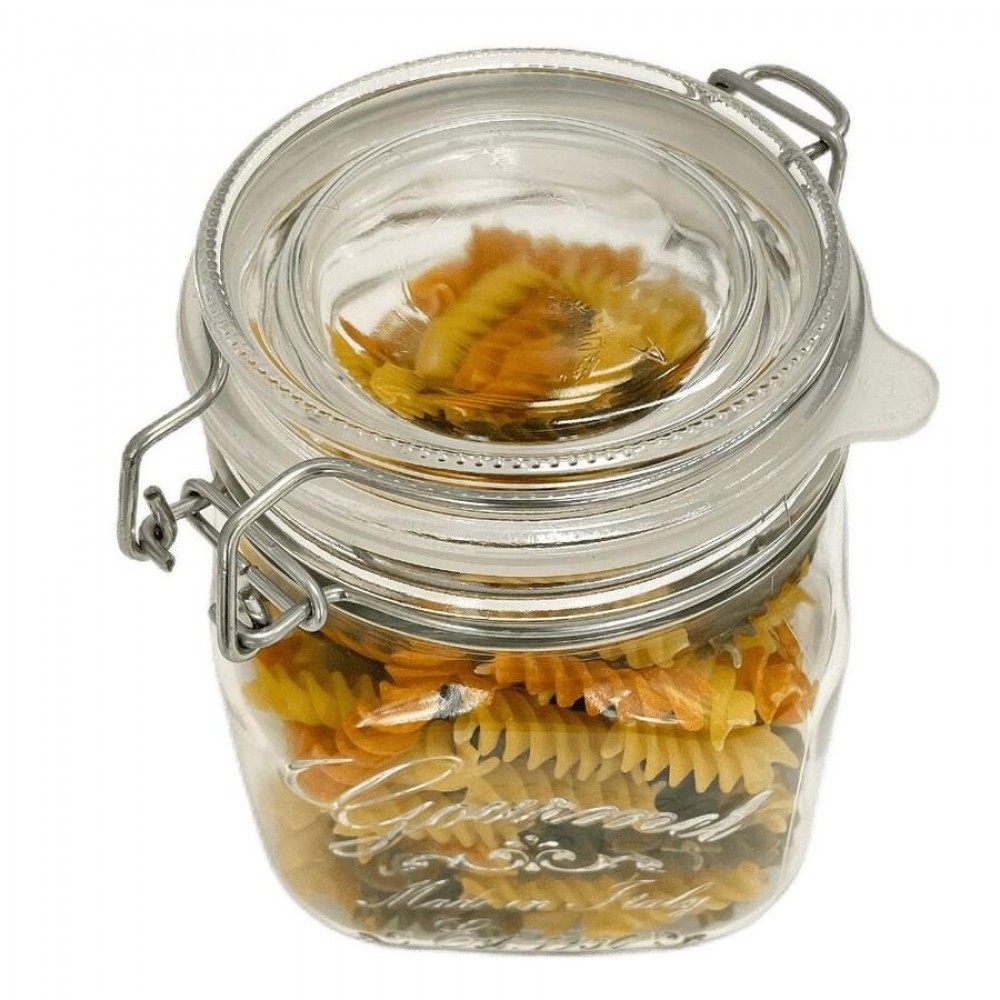 Gourmet csatos befőttesüveg, tömítéssel, 750 ml