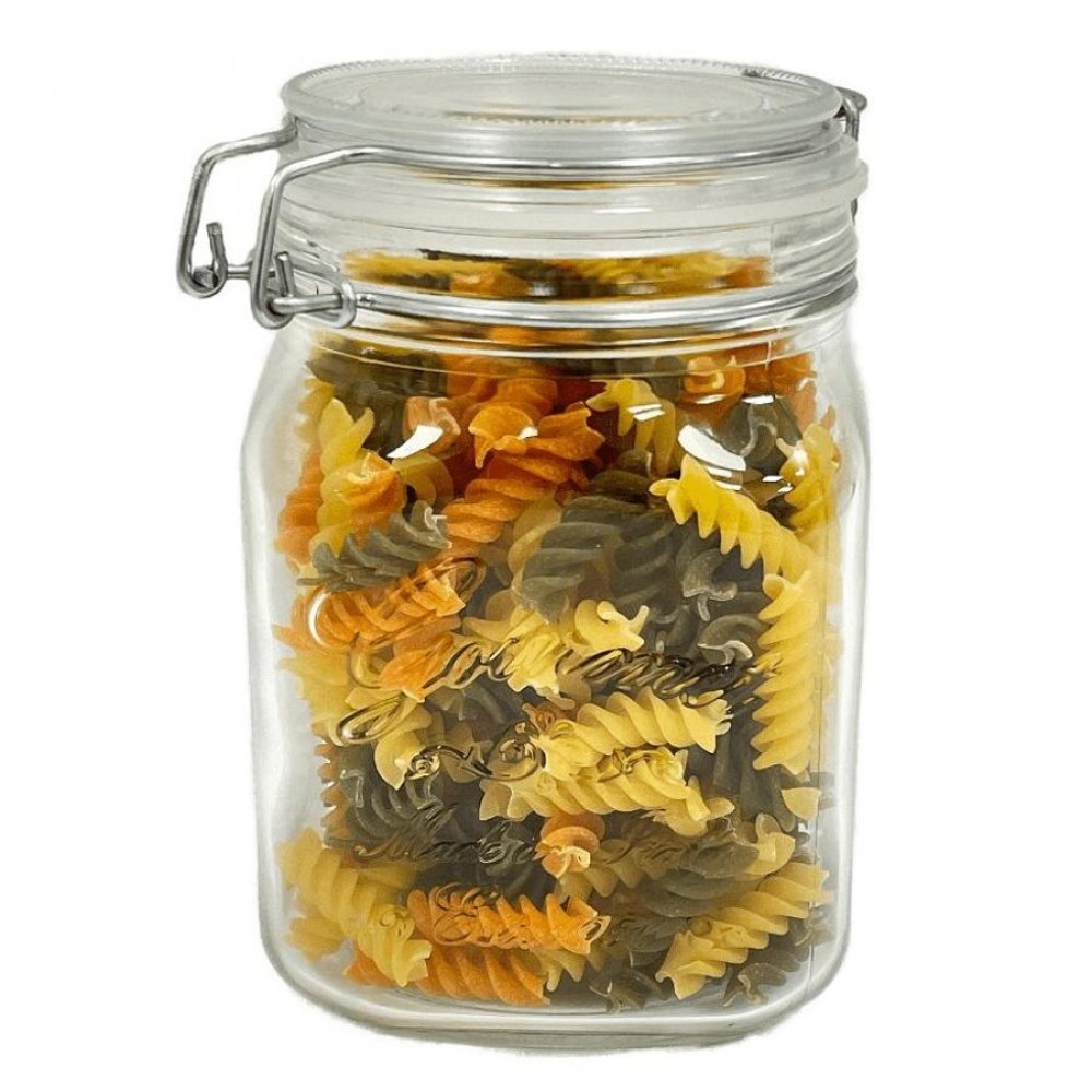 Gourmet csatos befőttesüveg, tömítéssel, 1000 ml