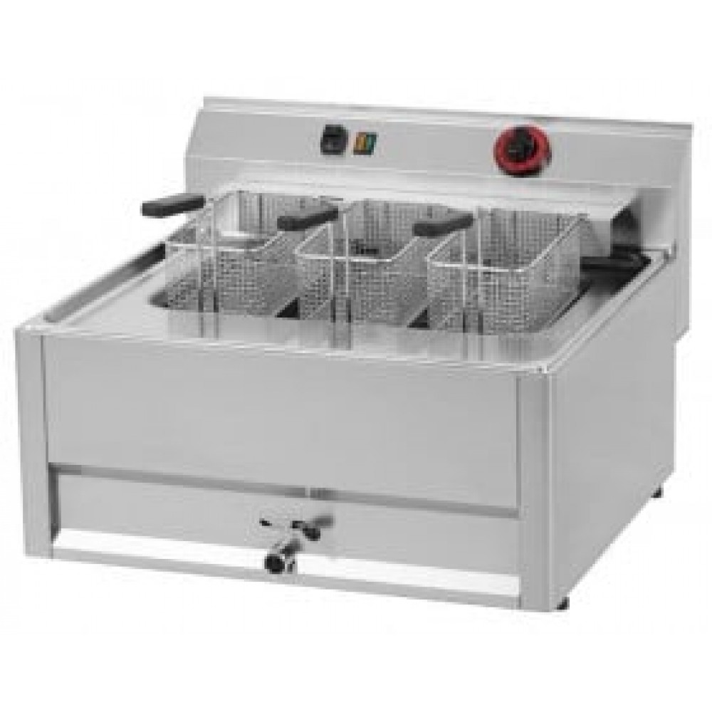 RM GASTRO 16 LITERES ELEKTROMOS ASZTALI OLAJSÜTŐ (3 KOSARAS)