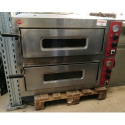 2 aknás elektromos pizzakemence